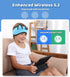 Kids Bluetooth Headphones Adjustable Headband, Wireless Sleep Headphones with Wired Playback for School and Travel