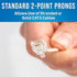 Jonard Tools RJ11-100 CAT3 Pass-Through Connectors for Telephone Cables, Pack of 100