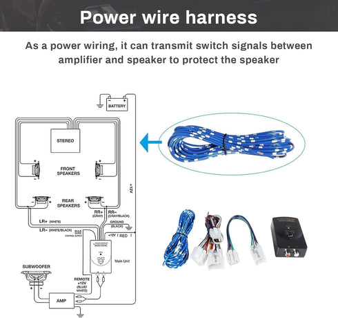 1988-2017 2012-2019 NuIth Car Radio Amp Amplifier Wiring Harness Adapter Compatible with Toyota Subaru Vehicle Non JBL