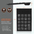 Wireless Number Pad and Mouse Set, 19 Keys Portable Ultra Slim 2.4GHz USB Keypad and Adjustable DPI Silent Mouse