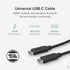 10Gbps 3.3 (1 5A, 3.1 2 Plugable USB C to USB C Cable, feet Meter), USB-IF Certified, USB Gen Type-C - Driverless