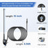 Anina 16 Inch 16" AM/FM Universal Top/Side Mount Antenna for Vehicle Truck Boat ATV UTV RV Motorcycle, Car Radio Aerial