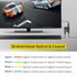 PROZOR 192K Bi-directional Coaxial Optical Converter, Optical SPDIF Toslink to Coaxial, Supports DTS/Dolby-AC3