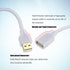 Costyle 2-Pack USB Extension Cable 6ft/2m, White 2.0 Type A Male to Female, Gold-Plated Connectors, USB Extender.