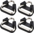 (2 Camera Strap Hook Triangle Split Ring Compatible with Sony Fuji DSLR Mirrorless Camera W/Round Eyelet Pair)