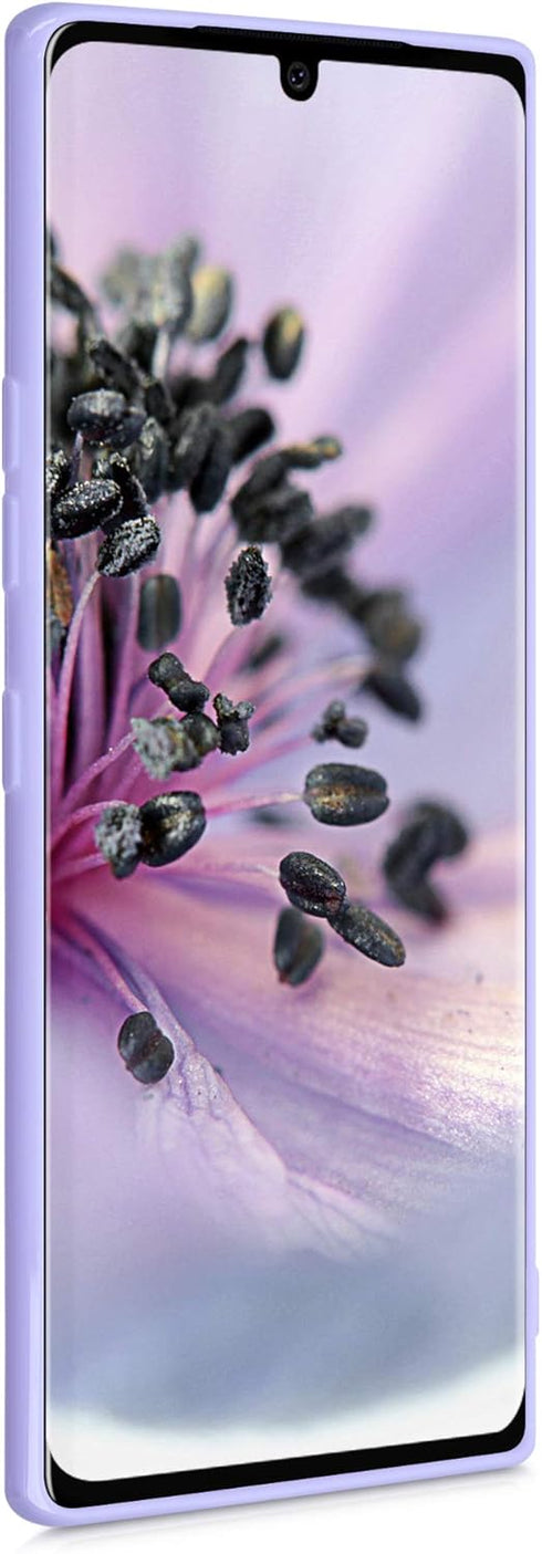 kwmobile Soft Slim Case for LG Velvet, Protective TPU Silicone Cover in Lavender