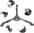 NEEWER Heavy Duty Photography Tripod Dolly with 33lbs Capacity, 2-Inch Rubber Wheels, Adjustable Leg Mount & Carry Bag