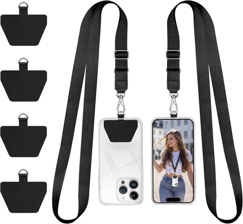 Doormoon Phone Lanyard, Universal Adjustable Neck Strap for Phone Case Keys ID