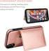 KIHUWEY Compatible with iPhone XR Wallet Case, Premium Leather Kickstand Protective Cover (Rose Gold)