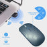 Herolland 2.4G 3 Battery Wireless Mouse, Noiseless Mouse with USB Receiver - Slim Portable Computer Mice, DPI Quiet