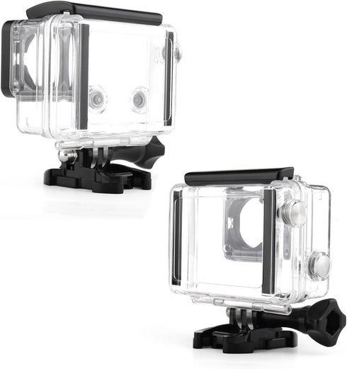 SOONSUN Standard Waterproof Case Dive Housing for GoPro Hero 4 Black, Hero 4 Silver, Hero 3+, Hero 3 Cameras with