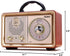 PRUNUS J-110 Retro Vintage Portable Radio AM FM, Battery Powered & Rechargeable, Shortwave Radio