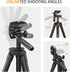 Auleda 60 6.6 LB Camera Tripod Lightweight Travel Tripod Stand Compatible with Canon Nikon DSLR Cameras with Wireless