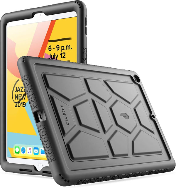Poetic TurtleSkin Case for iPad 10.2 9th/8th/7th Generation (2021/2020/2019), Heavy Duty Shockproof Silicone Cover