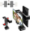 Manbily Phone Tripod Mount, Metal Smartphone Mount Adapter with Dual Phone Holder, 360