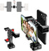Manbily Phone Tripod Mount, Metal Smartphone Mount Adapter with Dual Phone Holder, 360