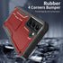 ExoGuard Rubber Shockproof Heavy Duty Case for Samsung Galaxy S22 Plus, with Screen Protector, Built-in Kickstand