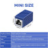 RJ45 Coupler, 2 Pack Ethernet Adapters Female to Female, Ethernet Cable Extender Adapter for Cat5e/Cat6/Cat7