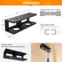 3 PCS Under Desk Laptop Mount with Anti-Scratch Felt Board, Durable Holder Tray for Laptop Storage