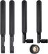 Kingdder 4 Pcs 4G WiFi Antenna 4G LTE Antenna with SMA Male Paddle