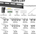 Drywall Studless TV Wall Mount for 12-55 Inch TVs - Load Up to 100 Lbs, VESA 100x100mm to 400x400mm