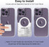 Universal MagSafe Ring, 5 PCS Magnetic Adapter Ring for iPhone 15/14/13/12 Pro Max, Galaxy S23/S22