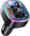 LENCENT Bluetooth 5.4 Car Adapter FM Transmitter 54W Fast Charging, Dual Mics, HiFi