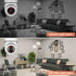 360 Security Cameras Wireless Outdoor, 2.4GHz & 5GHz WiFi Light Bulb 1080p Security Camera, Motion Detection, Two-Way