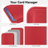 Stronger Magnetic Cell Phone Card Holder for iPhone 15 Series, RFID Leather Wallet for iPhone 14/13/12 Pro/Promax