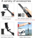 11''-45'' Aluminum Handheld Waterproof Selfie Stick Monopod for GoPro Hero, Insta360, AKASO, DJI OSMO Cameras