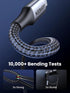 UGREEN 240W USB C to USB C Cable, 6.6FT Fast Charging for iPhone 15 Pro Max, Samsung Galaxy S24/S23, MacBook Pro/Air.