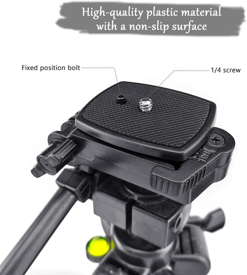 BlingKingdom 43 mm Camera Quick Release Plate, Tripod Quick Release Plate for Tripods and Cameras Tripod Mount