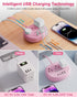 kakahigh 1080J 5 1625W 3 4 (24W/4.8A), Pink Extension Cord with Surge Protected - FT Kawaii Power Strip, Cute Extension