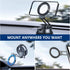 Magnetic Car Mount Never Falling - Dual-Fixing 360° Rotation Dashboard Holder for iPhone 15/14/13/12