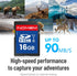 elecacc 16GB (3 Pack), C10 U1 10 4K SD Card SDHC UHS-I Memory Cards Class High-Speed Full HD Video Compatible