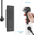 CCCEI 45W 6 45 Recessed Power Strip with USB-C Ports, Fast Charging USB A Port Desk Outlet, Black Furniture Hidden