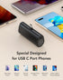 2 Packs of USB C Portable Chargers, 5000mAh Portable Android Chargers, Fast Charge Cordless Battery Pack Compatible for