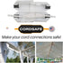 Outdoor Extension Cord Safety Cover, Weather Resistant Durable Plug Protector for Holiday and Patio String Lights
