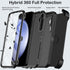 Samsung Galaxy S23 FE Case with Belt Clip Holster & Kickstand, Built-in Screen Protector, Heavy Duty Shockproof