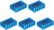 uxcell 30x20x10mm Black Thermal Self Adhesive Aluminum Heatsink, 5 Pcs Electronic Radiators