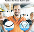 5.0 Bluetooth Neckband Bluetooth Headphone, Sweat Resistant Noise Cancelling Stereo Headphones, and Retractable Ear