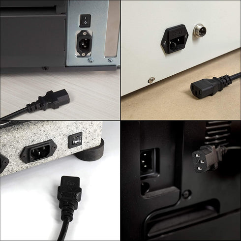 GUY-TECH TDP-S20 AC Power Cord Outlet Socket Cable Plug Lead Compatible with Toshiba DLP Video Projector