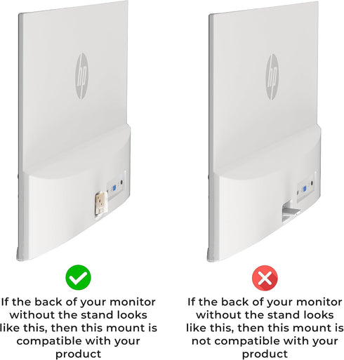 HumanCentric VESA Mount Adapter Compatible with HP M Series Monitors M22f M24f M24fd M24fw M24fwa M27f M27fd M27fq