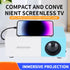 Yosoo Health Gear 1080P Mini Projector, Portable Outdoor Home Theater Movie Projector with Adjustable Stand for Phone