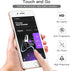 JETech Full Coverage Screen Protector for iPhone SE 3 (2022)/SE 2 (2020)/8/7, 4.7-Inch, White Edge Tempered Glass