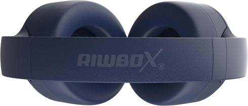 Headset, 60H Comfort&Immersion Work/Commuting Riwbox Hybrid Active Noise Cancelling Headphones, Wireless Over Ear