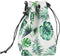 Waterproof Soft Camera Case Drawstring Bag, Adjustable Strap Instant Camera Storage Bag for Photographers (Green)