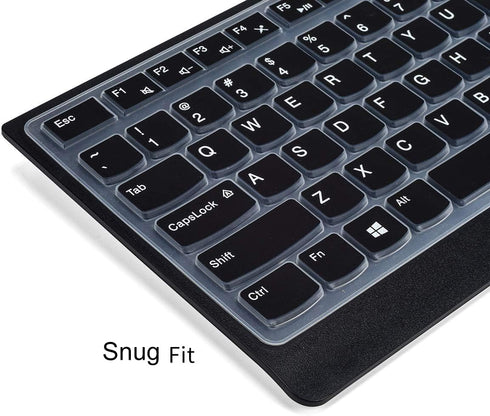 CaseBuy Keyboard Cover for Lenovo 510 Wireless Keyboard - GX30N81775, Black Protector Skin