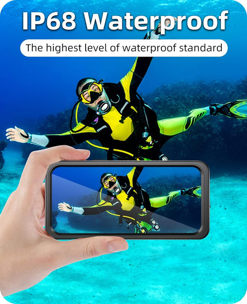 WIFORT Waterproof Case for iPhone 11 Pro - Certified Water Proof & Military Protection with Built-in Screen Protector