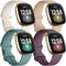 Getino Compatible with Fitbit Sense 2/Sense Bands/Versa 4/Versa 3 Bands for Women Men, Soft Sport Accessories, Band for
